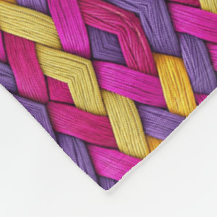Colorful Woven Pattern Blanket