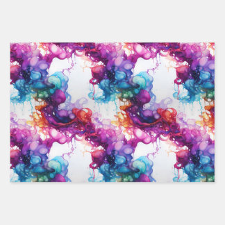 Colorful wrapping paper abstract pattern