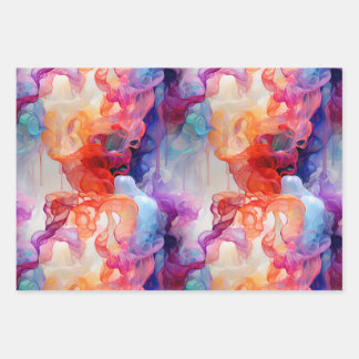 Colorful wrapping paper abstract pattern