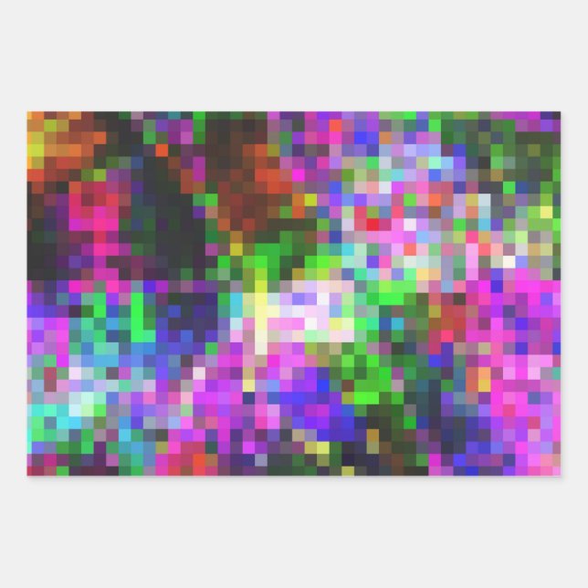 Colorful Wrapping Paper with mosaic pattern 2 (Front)