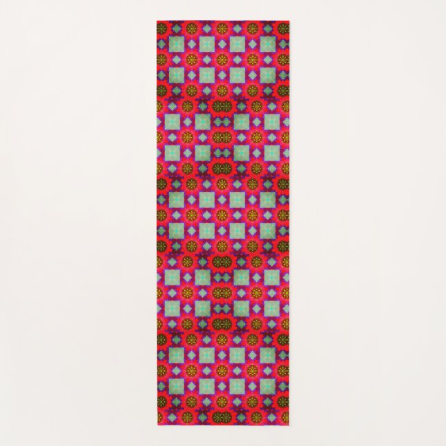 Colorful  yoga mat (Front)