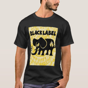 Colorfull Blacks Labels Elephant Skateboards For L T-Shirt