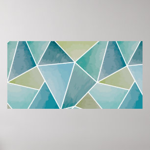 colorfull digital wall tiles poster