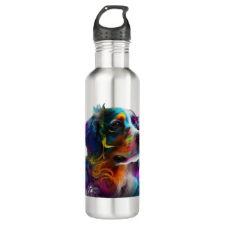 COLORFULL DOG 710 ML WATER BOTTLE