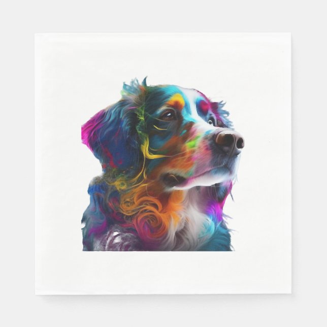 COLORFULL DOG NAPKIN (Front)