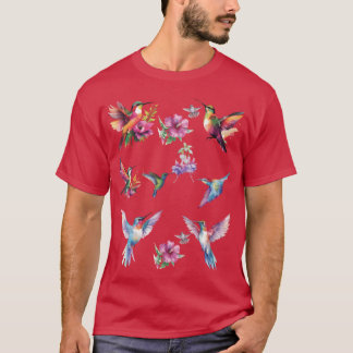 Colorfull Fantasy Birds friend T-Shirt