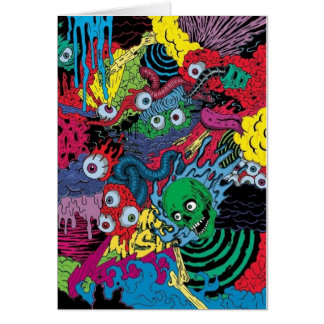 colorfull gouls tattoo design