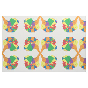 Colorfull Great Dane Fabric