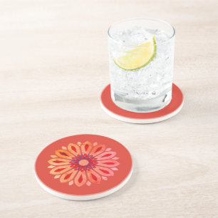 COLORFULL MODERN FLOWER GIFT DAUGHTER SISTER MOM C COASTER