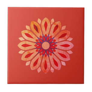 COLORFULL MODERN FLOWER GIFT DAUGHTER SISTER MOM C TILE