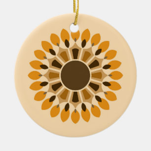 COLORFULL MODERN FLOWER GIFT DAUGHTER SISTER MOM CERAMIC TREE DECORATION