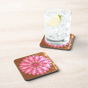COLORFULL MODERN FLOWER GIFT DAUGHTER SISTER MOM COASTER