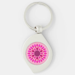 COLORFULL MODERN FLOWER GIFT DAUGHTER SISTER MOM KEY RING