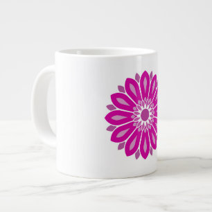 COLORFULL MODERN FLOWER GIFT DAUGHTER SISTER MOM LARGE COFFEE MUG