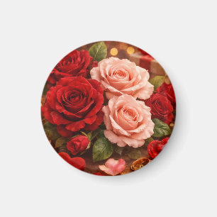 COLORFULL MODERN FLOWER GIFT DAUGHTER SISTER MOM MAGNET
