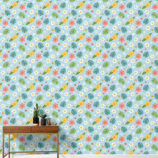 colorfull unisex kids tropical wallpaper