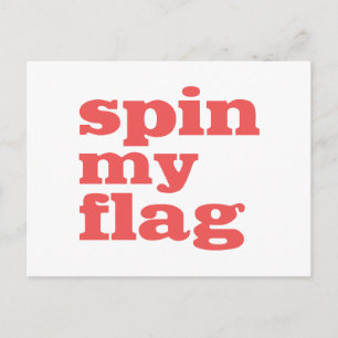 Colorguard - Spin My Flag Postcard