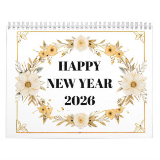 Coloring Flowers Book Calendar 2026