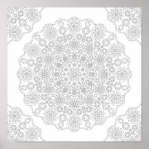 Coloring Poster – Dot Patterns