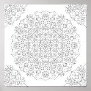 Coloring Poster – Dot Patterns