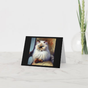 Colorpoint Persian Cat  Card