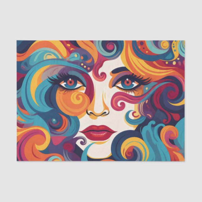 ColorPop Ladies ArtFace 20 Tissue Paper (Front)