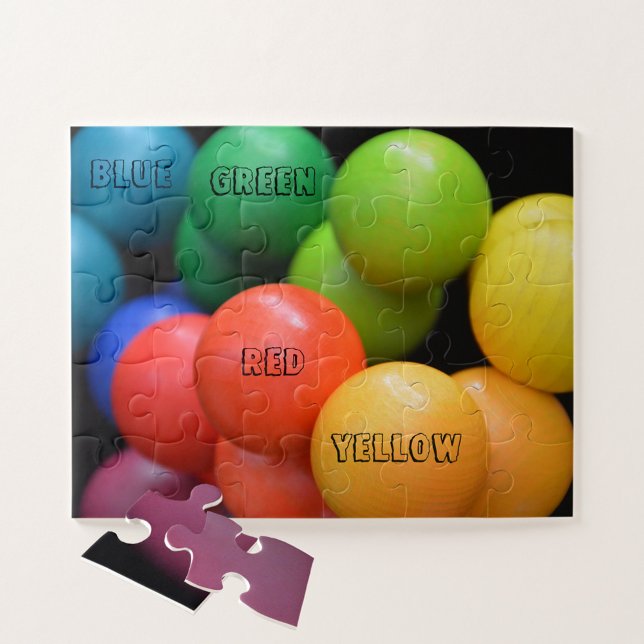 Colors and Balls Colorful Fun Learning Jigsaw Puzzle (Creator Uploaded)