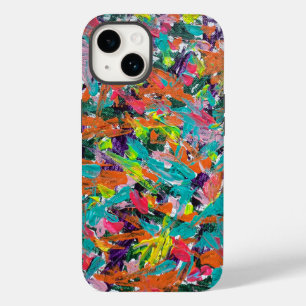 Colors and Expressions in Acrylic Paint Case-Mate iPhone 14 Case