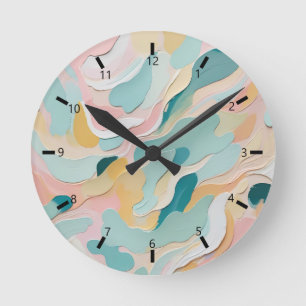 Colors Art 5-1-1 Round Clock