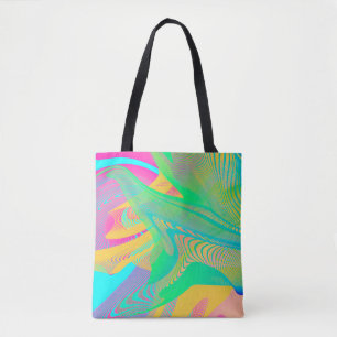 COLORS FLUO - Fractal Art - Tote Bag