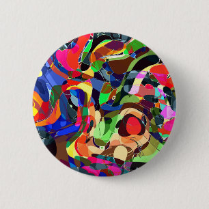Colors mashup 6 cm round badge