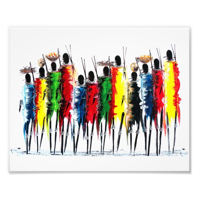 Colors of Africa Photo Print (Front)