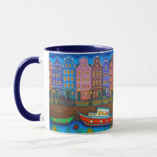 Colors of Amsterdam Mug by Lisa Lorenz