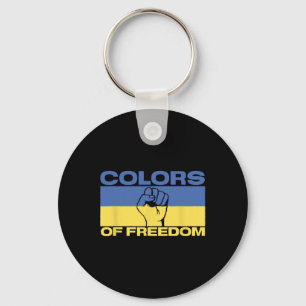 Colors Of Freedom Ukraine Flag  Key Ring