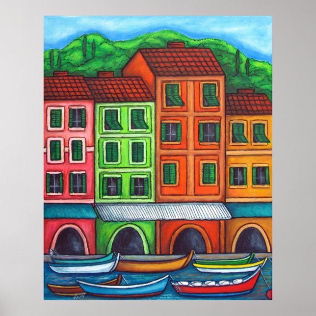 Colors of Liguira Print by Lisa Lorenz (Front)