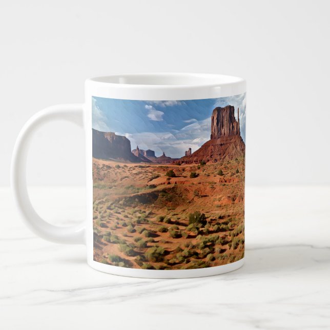 COLORS OF MONUMENT VALLEY 20 oz. Jumbo Mug (Left)