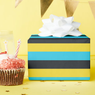 Colors of Nassau Flag Wrapping Paper