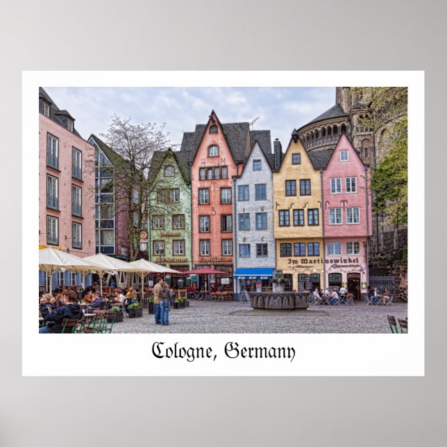 Colors of the Medieval Cologne, Germany - Poster (Front)