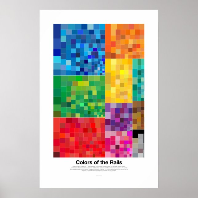 Colors of the Rails (light) Poster (Front)