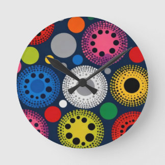 Colors Round Clock