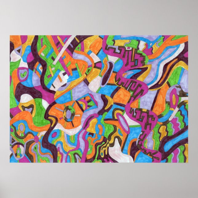 "Colorscape" 28x20 Poster (Front)