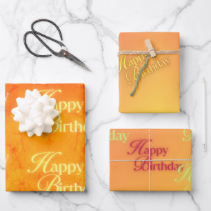 Colorstrolgy Leo Birthday Wrapping Paper Sheet