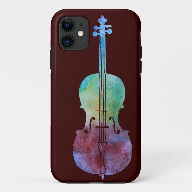 Colorwashed Cello Case-Mate iPhone Case (Back)
