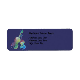 Colorwashed Violin and Viola