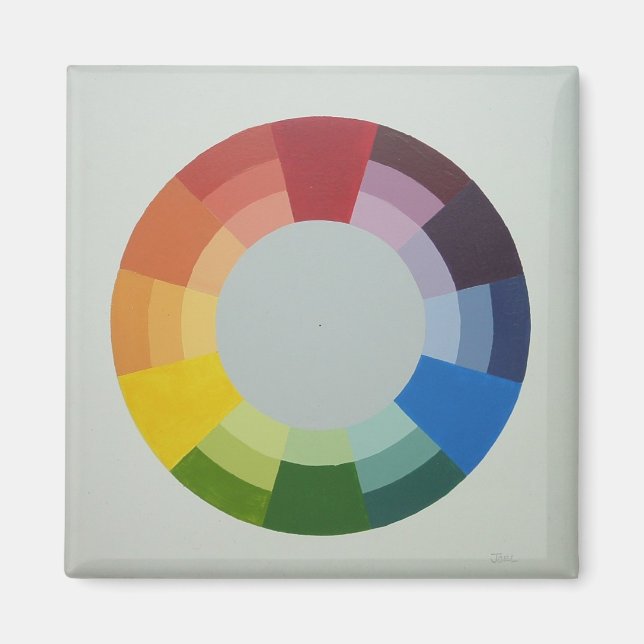 COLORWHEEL magnet (square) (Front)