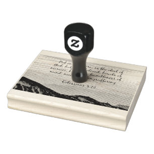 Colosians 3:12 rubber stamp