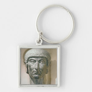 Colossal head of Emperor Constantine I Key Ring