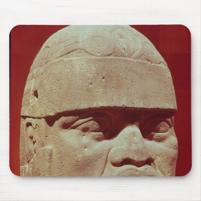 Colossal head, Olmec Mouse Mat (Front)