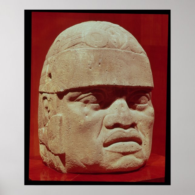 Colossal head, Olmec Poster (Front)