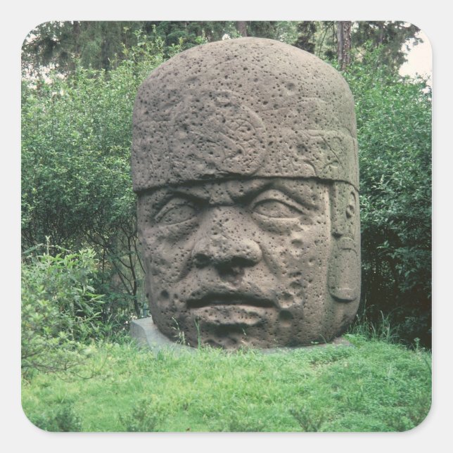 Colossal Head Square Sticker (Front)